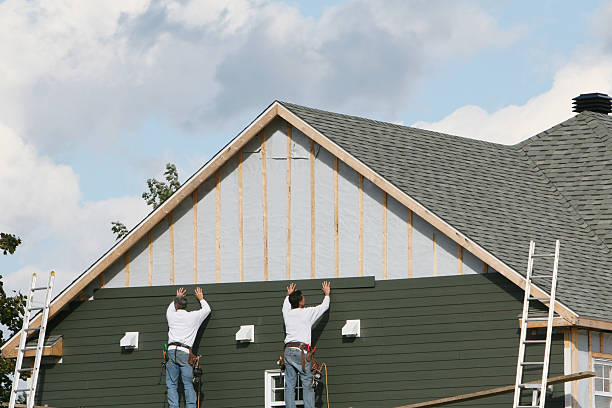 Professional Siding technician working in Vienna, MD